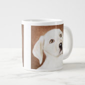 イエローラブラドールパピージャイアントコーヒーマグ ジャンボコーヒーマグカップ (正面右)