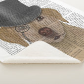 イエローラブラドールフォーマル、ハウンド&ハット シェルパブランケット (3/4)