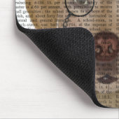 イエローラブラドールフォーマル、ハウンド&ハット マウスパッド (コーナー)