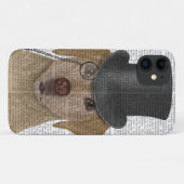 イエローラブラドールフォーマル、ハウンド&ハット Case-Mate iPhoneケース (裏面(横))