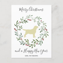 イエローラブラドールメリークリスマスラブラドールレトリバー