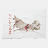 イエローラブラドールリトリバー料理 キッチンタオル (横)