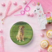 イエローラブラドールリトリーバードッグ ペーパーボウル (パーティー)