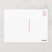 イエローラブラドールリトリーバーワンピードッグはがき ポストカード (裏面)