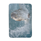 イエローラブラドールレトリエバースイミング バスマット (正面縦)