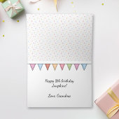 イエローラブラドールレトリエバードッグカラフル誕生日 カード