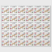 イエローラブラドールレトリエバードッグカラフル誕生日 ラッピングペーパー (フラット)