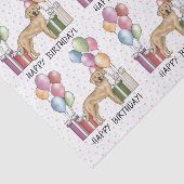 イエローラブラドールレトリエバードッグカラフル誕生日 薄葉紙 (詳細)