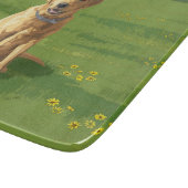 イエローラブラドールレトリエバードッグ カッティングボード (角)