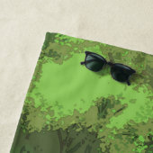 イエローラブラドールレトリエバードッグ ビーチタオル (インサイチュ)