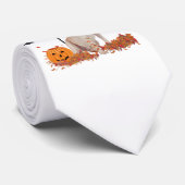 イエローラブラドールレトリエバーハロウィーン ネクタイ (ロール)