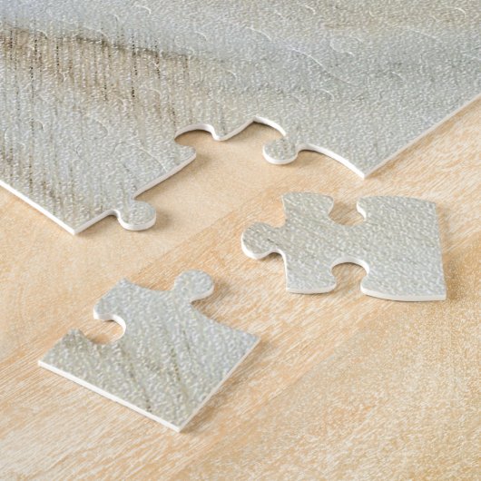 イエローラブラドールレトリバー&テニスボール絵画ズ ジグソーパズル (側面)