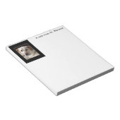 イエローラブラドールレトリバー ノートパッド (アングル)