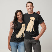 イエローラブラドールレトリバー Tシャツ (ユニセックス)