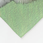 イエローラブラドールレトリーバ&テニスボ絵画ールズ フリースブランケット (角)