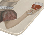 イエローラブラドールワインスヌブ カッティングボード (角)