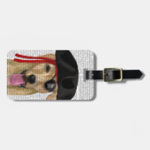 イエローラブラドール海賊2 ラゲッジタグ (正面横)