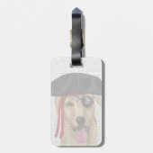 イエローラブラドール海賊2 ラゲッジタグ (裏面縦)