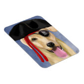 イエローラブラドール海賊 マグネット (右側)