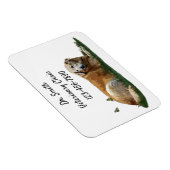 イエローラブラドール混成品種ドッグフレキシブル磁石 マグネット (右側)