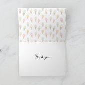 イエローラブラドール舐めアイスクリーム サンキューカード (内部)