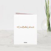 イエローラブラドール誕生日の挨拶 カード (裏面)