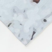 イエローラブラドール – スノードッグ – イエロー・ラブラドール・レトリーバー フリースブランケット (角)