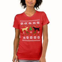 イエローラブラドール&ブラックラブラドールブリークリスマス