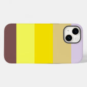 イエローラベンダーブラウン Case-Mate iPhoneケース (裏面 (横))
