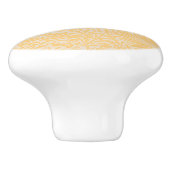 イエローラークスパーのウィリアム・モリスのセラミックノブ セラミックノブ (側面)