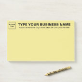 イエローラージの見出しのビジネスブランド ポストイット (デスク)