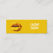 イエローリップモダンプロフェッショナル スキニー名刺 (正面)