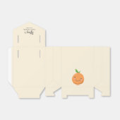 イエローリトルかわいこちゃんテーマベビーシャワー フェイバーボックス (折り畳みなし)