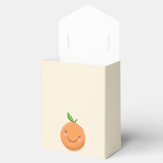 イエローリトルかわいこちゃんテーマベビーシャワー フェイバーボックス (オープン)