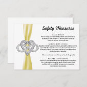 イエローリボンインフィニティハート安全対策 エンクロージャーカード (正面/裏面)