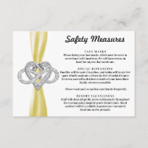 イエローリボンインフィニティハート安全対策