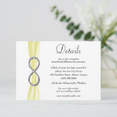 イエローリボンシルバーインフィニティ結婚ズ詳細 エンクロージャーカード (スタンド正面)