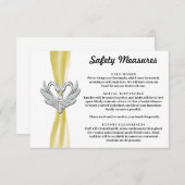 イエローリボンシルバースワン安全対策 エンクロージャーカード (正面/裏面)