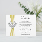 イエローリボンシルバースワ結婚ンズ詳細 エンクロージャーカード (スタンド正面)