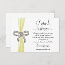 イエローリボンダイヤモンドボウ結婚ズ詳細