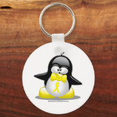 イエローリボンペンギン キーホルダー (正面)