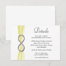 イエローリボン シルバーインフィニティ ウェディング詳細