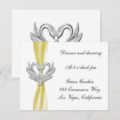 イエローリボン シルバースワンズ 受け付け カード (正面/裏面)