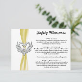 イエローリボン シルバースワン 安全対策 エンクロージャーカード (スタンド正面)