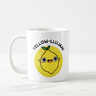 イエローリュヤレモンプおもしろいン コーヒーマグカップ