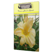 イエローリリーフラワークリップボード クリップボード (左)