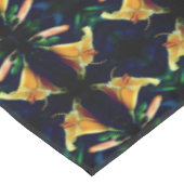 イエローリリーフラワー抽象芸術アート テーブルクロス (アングル)