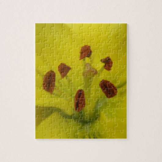 イエローリリーフローラパズル ジグソーパズル (縦)