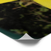 イエローリリープリント ポスター (角)