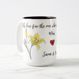 イエローリリーマザーズ・デイ・マグ ツートーンマグカップ